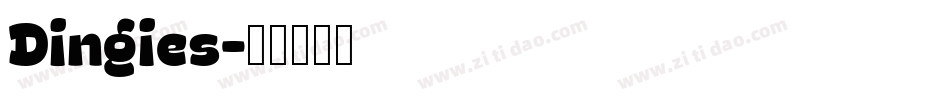 Dingies字体转换