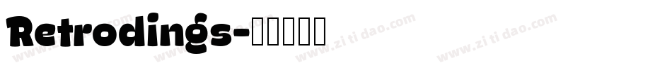 Retrodings字体转换