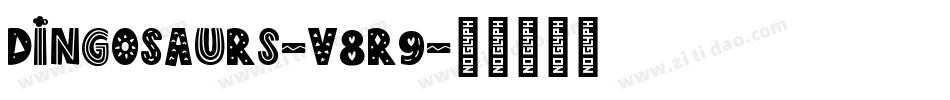 DingOSaurs-v8r9字体转换