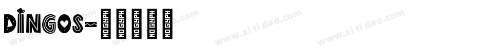 Dingos字体转换