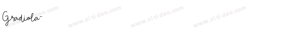 Gradiola字体转换