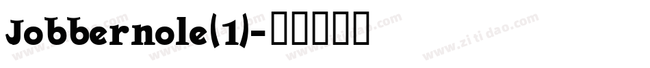 Jobbernole(1)字体转换