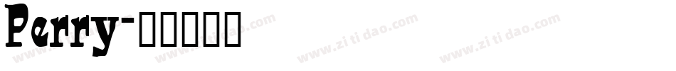 Perry字体转换