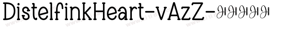 DistelfinkHeart-vAzZ字体转换