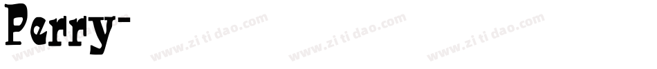 Perry字体转换