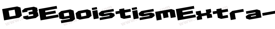 D3EgoistismExtra-OVW4字体转换