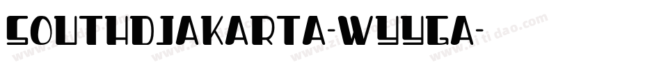 SouthDjakarta-WyyGA字体转换