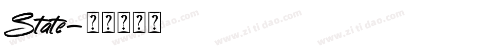 State字体转换