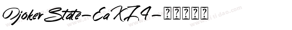 DjokerState-EaXZ4字体转换