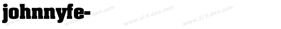 johnnyfe字体转换