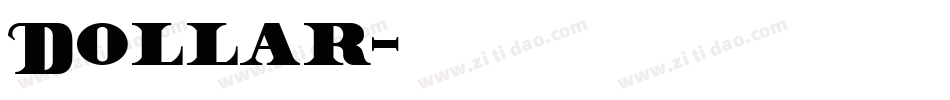 Dollar字体转换