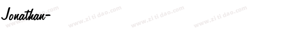 Jonathan字体转换
