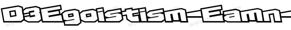 D3Egoistism-Eamn字体转换