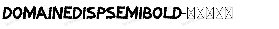 domaineDispsemibold字体转换