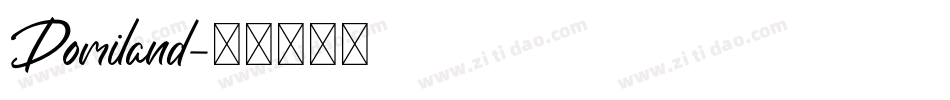 Domiland字体转换
