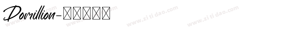 Domillion字体转换
