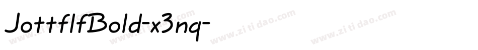 JottflfBold-x3nq字体转换