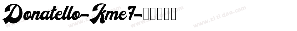 Donatello-Kme7字体转换