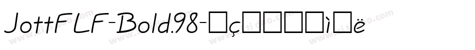 JottFLF-Bold.98字体转换