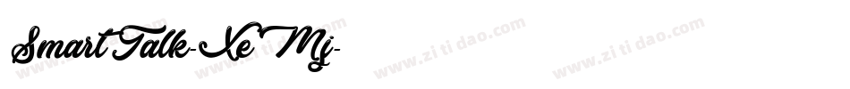 SmartTalk-XeMj字体转换