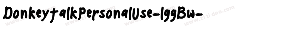 DonkeyTalkPersonalUse-lggBw字体转换