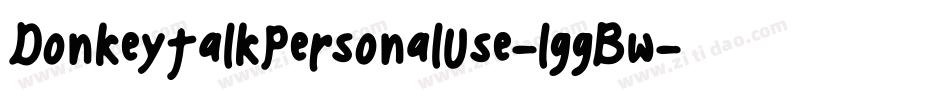 DonkeyTalkPersonalUse-lggBw字体转换