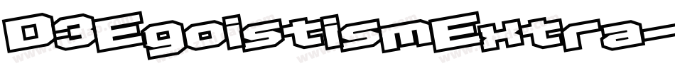 D3EgoistismExtra-OVW4字体转换