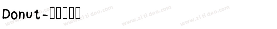 Donut字体转换