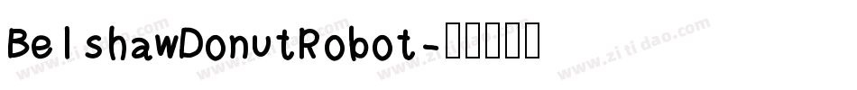 BelshawDonutRobot字体转换