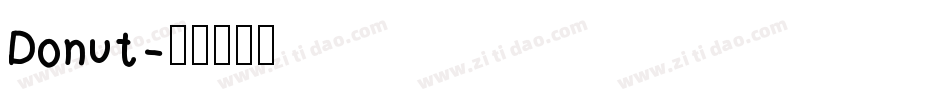 Donut字体转换