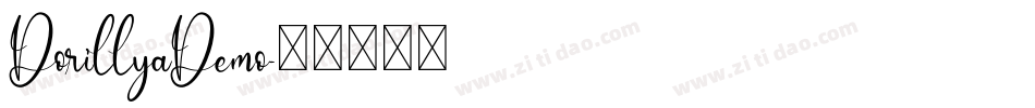 DorillyaDemo字体转换
