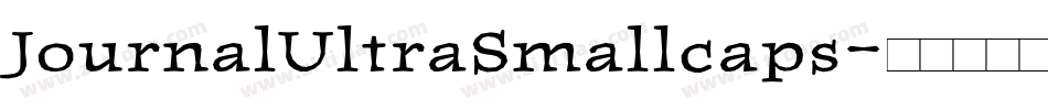 JournalUltraSmallcaps字体转换