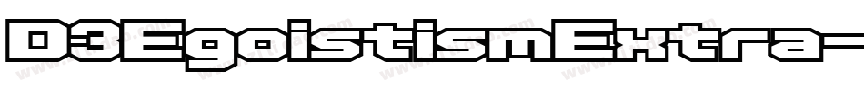 D3EgoistismExtra-OVW4字体转换