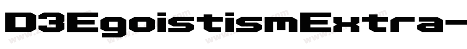 D3EgoistismExtra-OVW4字体转换