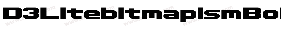D3LitebitmapismBold-BWvG字体转换