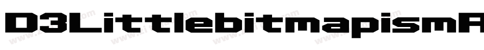 D3LittlebitmapismRound-GOLm字体转换