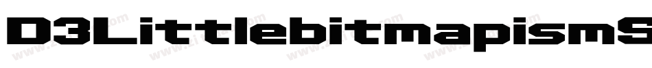 D3LittlebitmapismSuquare-jEol字体转换