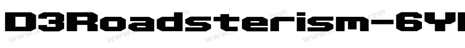D3Roadsterism-6Ylo字体转换
