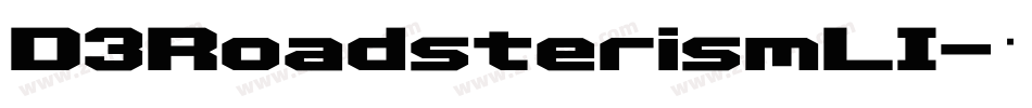 D3RoadsterismLI字体转换