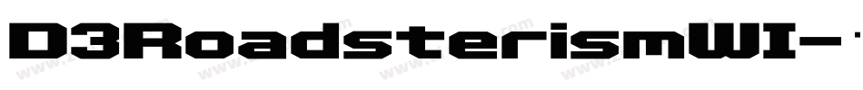 D3RoadsterismWI字体转换