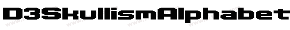 D3SkullismAlphabetBold-d9wE字体转换
