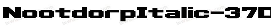 NootdorpItalic-37D3字体转换