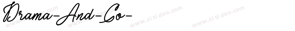 Drama-And-Co字体转换