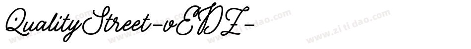 QualityStreet-vEDZ字体转换