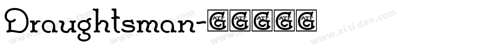 Draughtsman字体转换