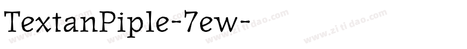 TextanPiple-7ew字体转换