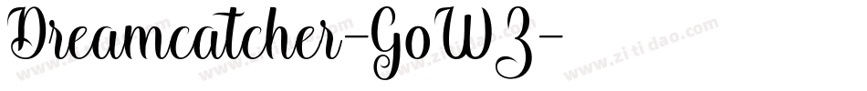 Dreamcatcher-GoWZ字体转换
