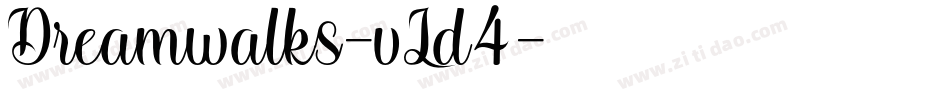 Dreamwalks-vLd4字体转换
