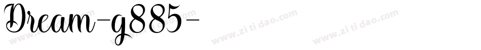 Dream-g885字体转换