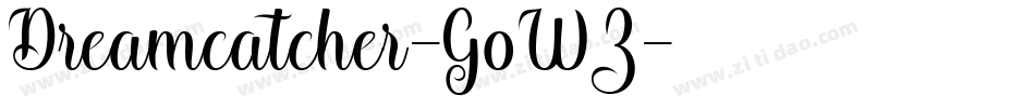 Dreamcatcher-GoWZ字体转换